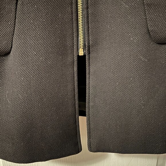 H&M Black Cocoon Coat US 4 - Picture 5 of 10